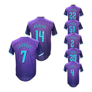 2025 nuevo Jersey de béisbol americano cosido superior barato Arizona #22 Naylor #39 Burnes #4 Marte #7Carroll Jersey de equipo personalizado - Product Image 5