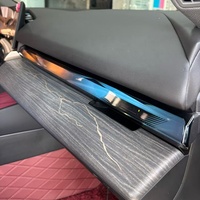 Panneau de garniture intérieure de voiture en fibre de carbone imitation bois, prix de gros, pour BMW Nouvelle Série 5 G60 G68 2024-2027