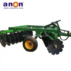 ANON Disc Harrow Farm Tools 32 Blades Plough Hydraulic Heavy Duty Agro Cultivation Machine for Farm Tractors