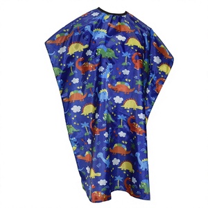 Cape de Coiffure Confortable en Polyester Anti-adhésif et Anti-statique pour Enfants, Motif Dinosaures de Dessin Animé, pour Salon de Coiffure Bébé - Product Image 2