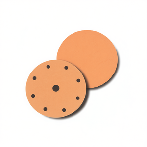 Disque de ponçage Velcro Ttake, grain 400, 6+1 trous, abrasif en corindon pour le polissage du bois et du métal - Product Image 2