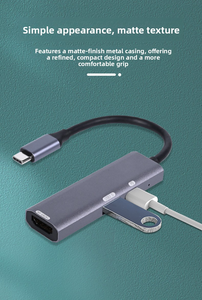 Adaptador Divisor Hub Tipo C <span class=keywords><strong>3</strong></span> en 1 con Alimentación USB C PD, USB2.0*2, HDMI 4K60Hz, Conector de <span class=keywords><strong>3</strong></span>.5mm para Base de Tablet - Product Image 5