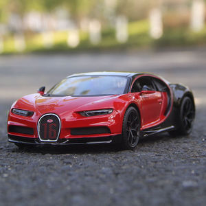 รถโมเดล Maisto Diecast 1:24 <span class=keywords><strong>Bugatti</strong></span> <span class=keywords><strong>Chiron</strong></span> ทำจากโลหะผสม พร้อมเสียงและไฟ ของสะสม ของเล่นเด็ก - Product Image 1