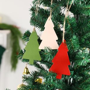 12 Pezzi Etichette in Legno Non Finite Personalizzabili a Forma di Albero di Natale, Targhette Pendenti a Forma di Albero <span class=keywords><strong>per</strong></span> Decorazioni Natalizie - Product Image 5