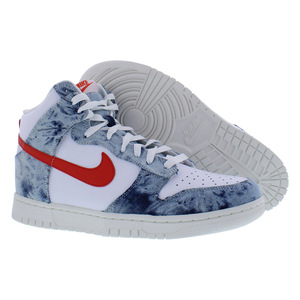 Nike รองเท้าผู้หญิงทรงสูง dunk หลากสี/hanabero สีแดง/สีขาว comtable ด้านบนสูงรองเท้าเดินฤดูใบไม้ร่วงนุ่ม100% ของแท้ - Product Image 4