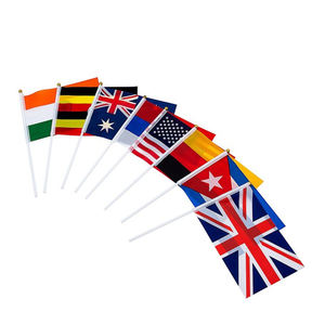 Bandera onduladora manual, fabricante profesional, celebración nacional <span class=keywords><strong>de</strong></span> vacaciones, Sierra <span class=keywords><strong>leon</strong></span> - Product Image 4