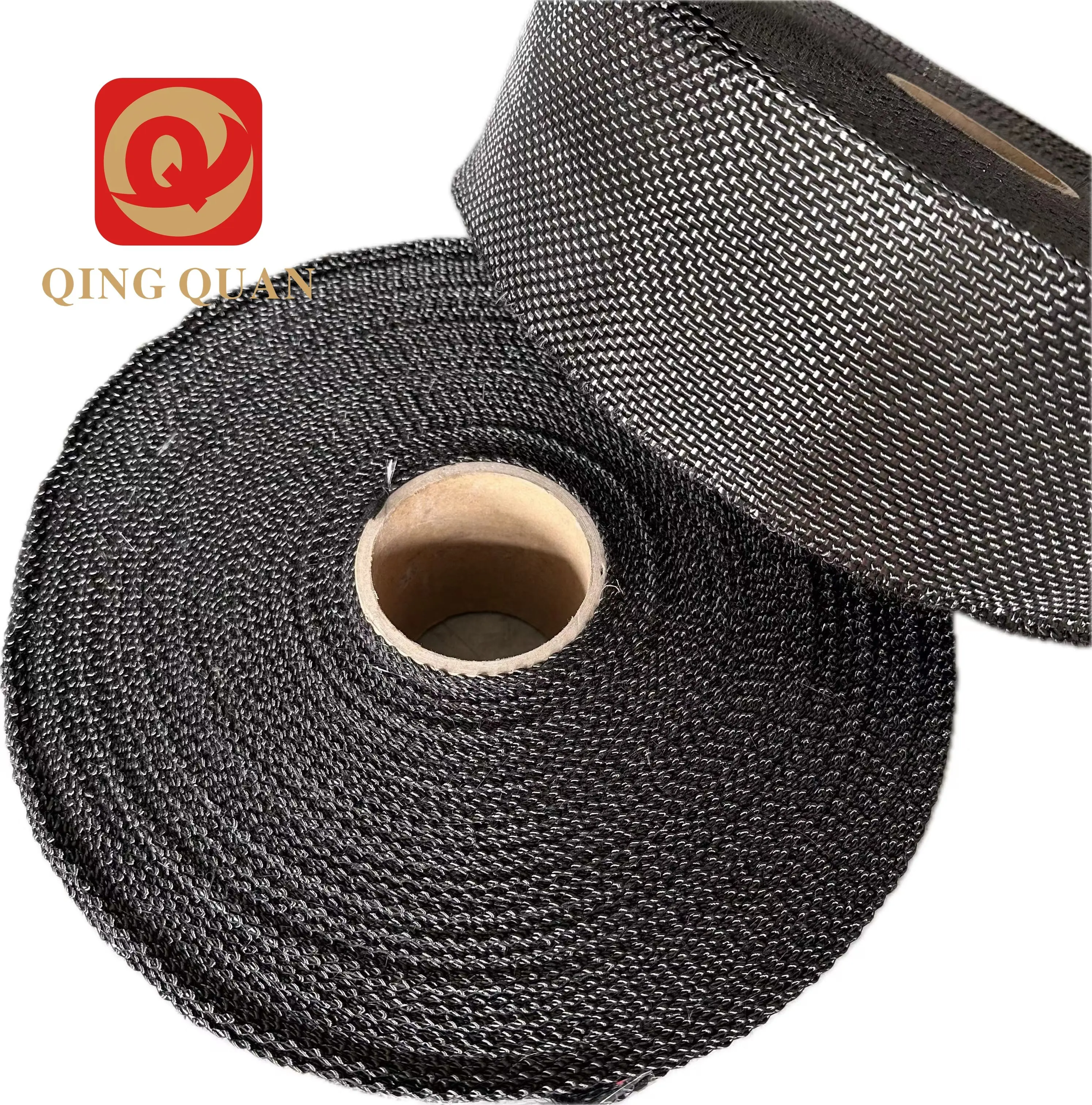 Best Selling Carbon Fiber Tape Carbon Fiber Sleeve High Strength 2.5cm-10cmConductive Carbon Fiber Heating Tape