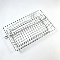 Panier en fil métallique en acier inoxydable pour stérilisation médicale, plateau en maille pour lavage et rangement d'instruments chirurgicaux pour autoclave