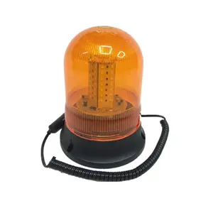 Оранжевый сигнальный фонарь для безопасности дороги, 12 В, автомобильный Магнитный маяк, вращающийся проблесковый сигнал, предупреждающая сигнализация, светодиодный фонарь