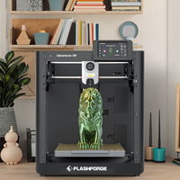 Imprimante 3D automatique haute vitesse Flashforge Adventurer 5M, connectivité USB, prise en charge du PLA pour le prototypage domestique, garantie 1 an