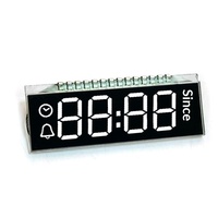 Layar Jam Timer LCD Segmen 2026 Tipe Refleksi Tembus Pandang OEM ODM OBM