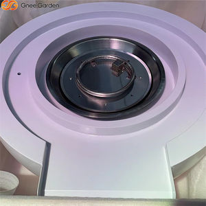 Calentador de Cascada para Fogatas de Acero Corten Blanco, Combustible de Propano, Ecológico, 50000-74999 BTU, Decoración para Exteriores de Piscinas - Product Image 4