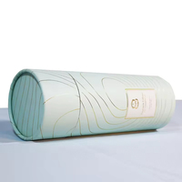 Vente en gros Boîtes cadeaux en papier carton cylindre avec logo personnalisé Boîtes de luxe recyclables plastification mate revêtement UV