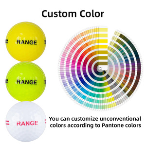 White Two Layers Surlyn <strong>Golf</strong> Practice <strong>Ball</strong> with Customizable Color and Logo Range <strong>Golf</strong> <strong>Ball</strong> - Product Image 4