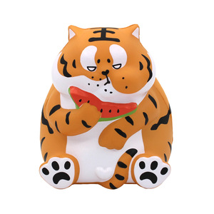 Pu Stress Relief Tiger Toy Slow <b>Rebound</b> Fidget Toy For Kids 8 13 Years Unisex - Product Image 1