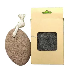 YUFENG New Material Natural Volcanic Pumice Stone Exfoliating Pumice Stone for Feet wholesale Scrubber Black and Brown