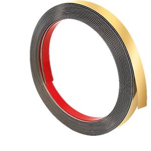 Molduras Modernas Autoadhesivas de Acero Inoxidable, Tiras Planas para Azulejos, Protector de Bordes de Pared para Muebles, Armarios y Construcción - Product Image 1