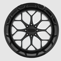 Jantes de camion forgées sur mesure SL 28X14 30X16 20X12 22X12 Super Single Deep Concave Noir Mat avec 6X139.7 8X180 pour Sierra 1500