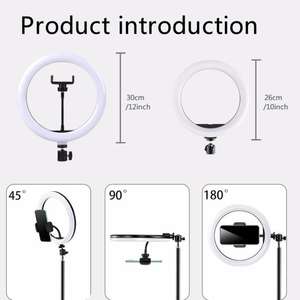 <span class=keywords><strong>Prix</strong></span> bas 10 / 12 pouces Live RGB Mini <span class=keywords><strong>Ring</strong></span> <span class=keywords><strong>Light</strong></span> Profissional <span class=keywords><strong>360</strong></span> Rotation avec trépied et support de téléphone pour téléphone - Product Image 5