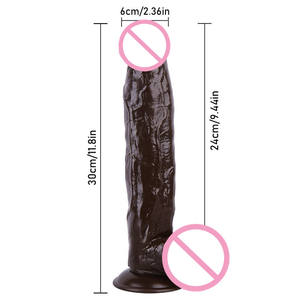 Süper siyah kahve yapay <span class=keywords><strong>Penis</strong></span> <span class=keywords><strong>Penis</strong></span> kemer kayışı ile Dildos Lesbians seks oyuncakları kadınlar için - Product Image 4