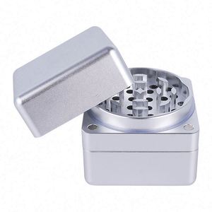 Square <b>Herb</b> <b>Grinder</b> With Magnetic on Each Corner Spice <b>Grinder</b> Smoking Accessory - Product Image 3