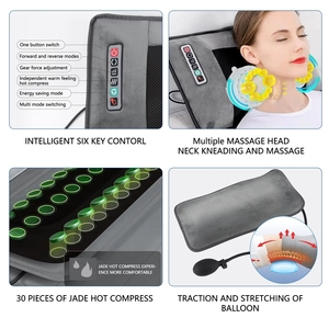 Nuevo Cojín de Masaje Corporal Completo con 9 Modos y 9 Niveles de Intensidad, Almohada para el Cuello, Bolsas de Aire Lumbares, Colchoneta para Asiento de Coche - Product Image 3