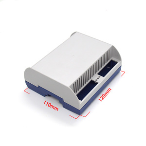 New Design <b>Plastic</b> Electronics Din Rail <b>Enclosure</b> for Pcb Housing for PLC Device Case AK-DR-60 120*110*51mm - Product Image 1