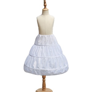 Robe de princesse pour enfant en modal à volants, style demoiselle d'honneur, pour petite hôtesse, mi-longue, réglable, avec soutien de volume, style Lolita, avec baleines - Product Image 1