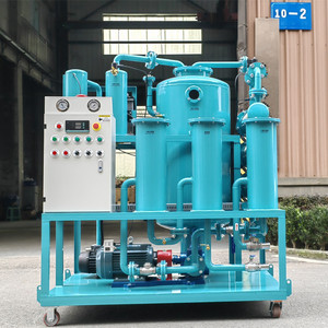 Machine de filtration d'huile lubrifiante haute capacité avec pompe moteur 100L/min, 5-10m, puissance de chauffage 60Kw, faible humidité 100ppm - Product Image 1