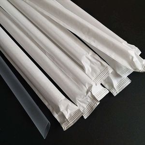 Flexography Customize Outer Pack Disposable Drinking Beverage <strong>Shot</strong> 6*200mm <strong>Straw</strong> for Drinks Bubble Tea Pla <strong>Straws</strong> Biodegradable - Product Image 2
