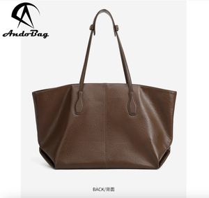 AndoBag Cowhide Fashion Tote Bag for <b>Women</b> Lady Outdoors Travel <b>Large</b> Capacity <b>Handbag</b> Daily Commuter Work Casual Shoulder Bags - Product Image 3