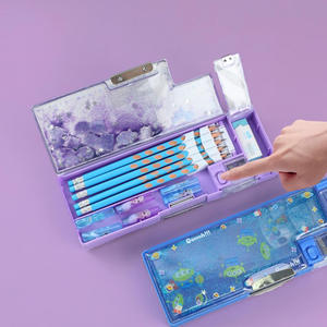 Trousse à crayons multifonctionnelle en plastique Unimass <span class=keywords><strong>Elsa</strong></span> Friends, impression numérique, 24*8.5*3cm, pour élèves du primaire - Product Image 4