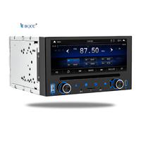 Reproductor de DVD para Auto BQCC 2Din de 6.86 Pulgadas, Radio para Vehículo con Pantalla Inalámbrica Android, Carplay, Mirrorlink, RDS, FM, BT, TF, USB-C, Estéreo Multimedia