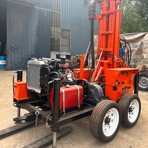 200M Boordiepte Boorgat Roterende Boorinstallatie Machine Hydraulische Waterput 37kw Dieselmotor Wielen/Rupsband Type Boorinstallatie - Product Image 2