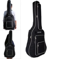Vente en gros 40 "/ 41" 8M housse de guitare acoustique housse de transport étanche avec double bandoulière réglable sacs et étuis pour instruments
