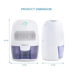 Deshumidificador mini de 500 ml, compacto y portátil, ideal para eliminar la humedad en espacios pequeños y prevenir el moho. - Product Image 2