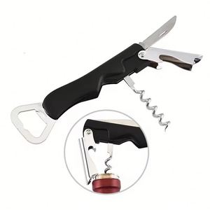 Tire-bouchon décapsuleur multifonctionnel en acier inoxydable pour vin rouge et bière, cadeaux promotionnels en gros - Product Image 3