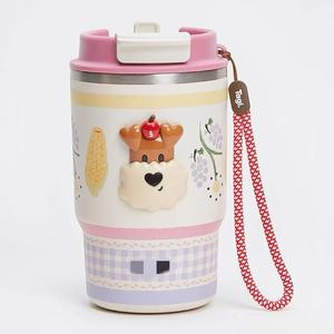 Grande capacité voiture Thermos <span class=keywords><strong>tasse</strong></span> battant Huatian Ton <span class=keywords><strong>tasse</strong></span> en acier inoxydable <span class=keywords><strong>tasse</strong></span> à eau avec paille Polyfoam artisanat produit - Product Image 4