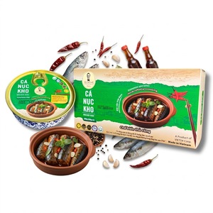 Pescado Enlatado Tradicional Hecho a Mano Ca Nuc Kho, OEM Premium, Caballa Estofada Vietnamita 500g (250g x 2 Paquetes) - Product Image 1