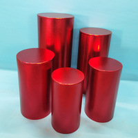 S0237 fournitures de décoration d'événements de mariage, accessoires de plinthe de fenêtre, piédestal rond, support de gâteau, Table à Dessert cylindrique