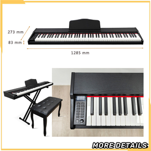 <span class=keywords><strong>Piano</strong></span> numérique direct d'usine clavier tactile Standard à 88 touches double Bluetooth Midi Mic Usb Portable <span class=keywords><strong>facile</strong></span> à transporter YM-A100L - Product Image 4