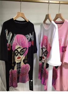 Camiseta de Verano Ecológica Personalizada, Holgada, con Cuello Redondo, Estampado a Cuadros, Blusa Oversize para Mujer - Product Image 3