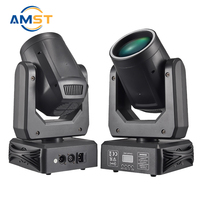 Mini Sharpy Beam 200W, Cabeza Móvil LED con Control DMX512, IP33, RGBW, 18 Prismas para Eventos de DJ e Iluminación de Escenarios