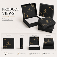 Boîte cadeau magnétique en kraft recyclable sur mesure, style OEM, doublure en velours de luxe, robuste, durable, gaufrée, de qualité supérieure