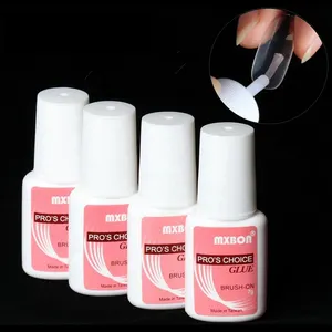 7g glue nail tip Best Price Acrylic Artificial press on nails glue Mini Pink professional mxbon nail glue