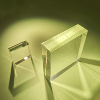 Prisme hexagonal de saphir Prisme de guide de lumière en verre solaire