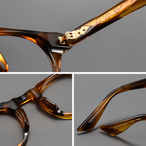 משקפיים באיכות גבוהה משקפיים אצטט מסגרות אופטי מסגרות משקפיים טיטניום עבור משקפי ראייה - Product Image 3