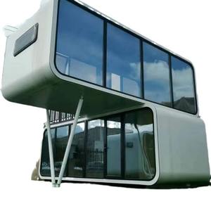 Cabine Clearomizer à montage mobile Exportation Maison préfabriquée Espace Capsule Logement Chambre à paysage - Product Image 2