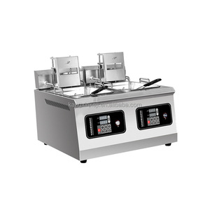 Friteuse commerciale à levage automatique avec panneau de commande micro-ordinateur, machine à frire de bonne qualité - Product Image 6
