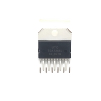 Microcontrolador de circuito integrado con chip IC TDA7265, amplificador de potencia de audio de dos canales